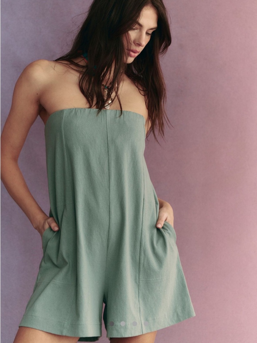Free People Adalee Strapless Romper from Free-est